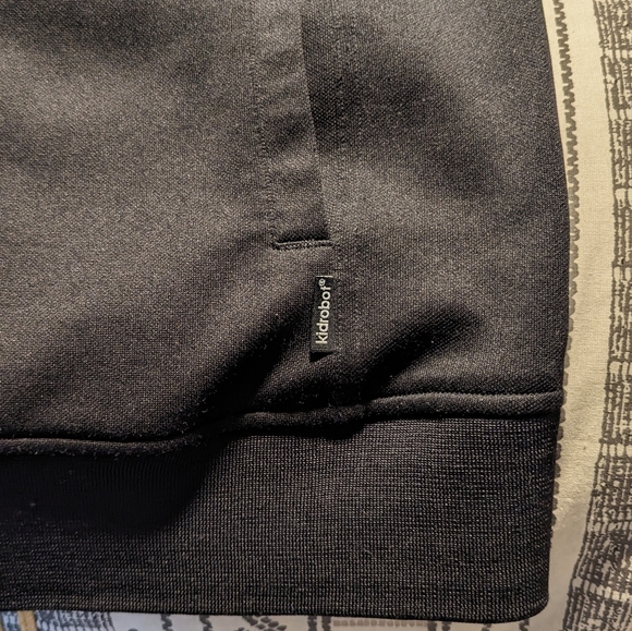 Track Jacket by Kid Robot, Black and Silver Metallic, XXL - Picture 5 of 5